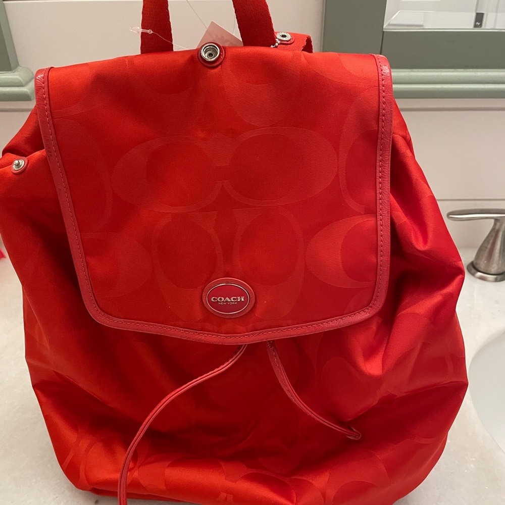 Coach backpack NWT purse